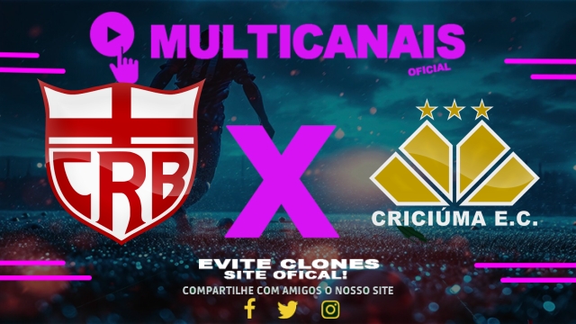Assistir CRB x Criciúma AO VIVO Online 18/05/2025