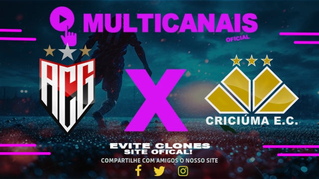 Assistir Atlético-GO x Criciúma AO VIVO Online 18/07/2025