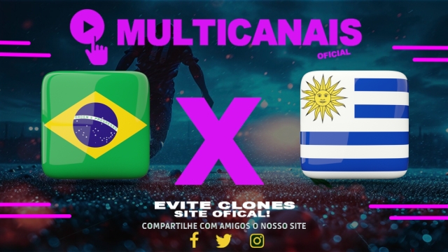 Assistir Brasil x Uruguai AO VIVO Online 29/07/2025