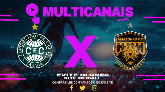Assistir Coritiba x Amazonas AO VIVO Online 27/07/2025