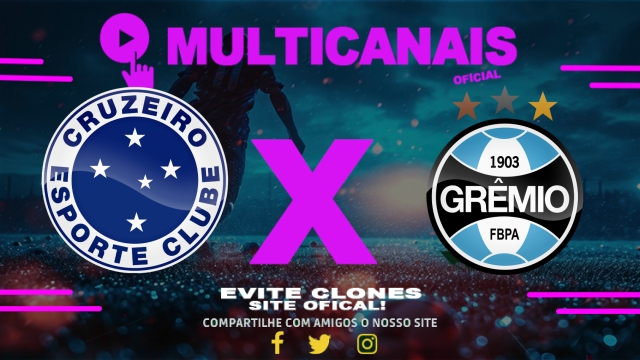 Assistir Cruzeiro x Grêmio AO VIVO Online 13/07/2025