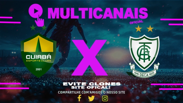 Assistir Cuiabá x América-MG AO VIVO Online 23/07/2025