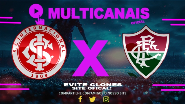 Assistir Internacional x Fluminense AO VIVO Online 30/07/2025