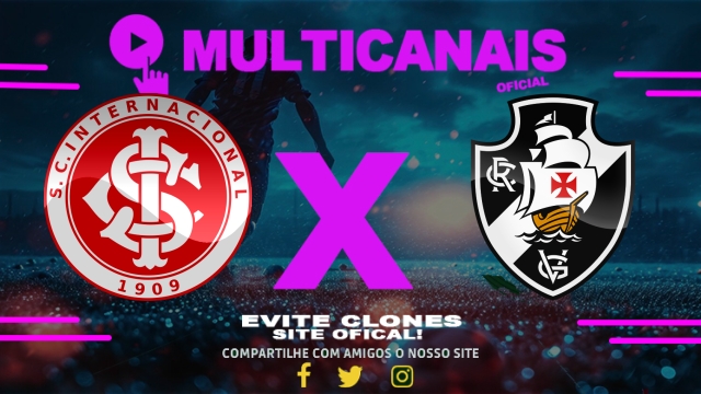 Assistir Internacional x Vasco AO VIVO Online 27/07/2025