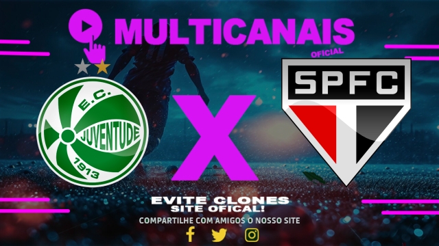 Assistir Juventude x São Paulo AO VIVO Online 24/07/2025