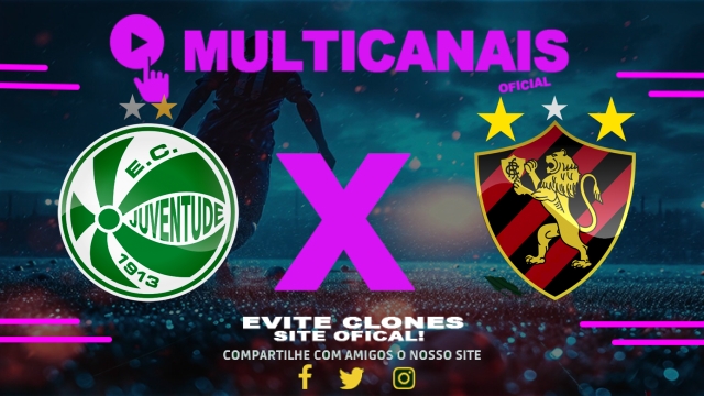 Assistir Juventude x Sport AO VIVO Online 14/07/2025