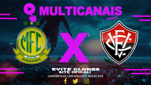 Assistir Mirassol x Vitória AO VIVO Online 26/07/2025