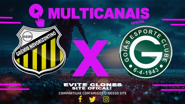 Assistir Novorizontino x Goiás AO VIVO Online 23/07/2025