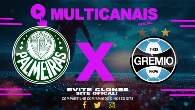 Assistir Palmeiras x Grêmio AO VIVO Online 26/07/2025