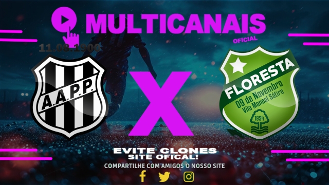 Assistir Ponte Preta x Floresta-CE AO VIVO Online 19/07/2025