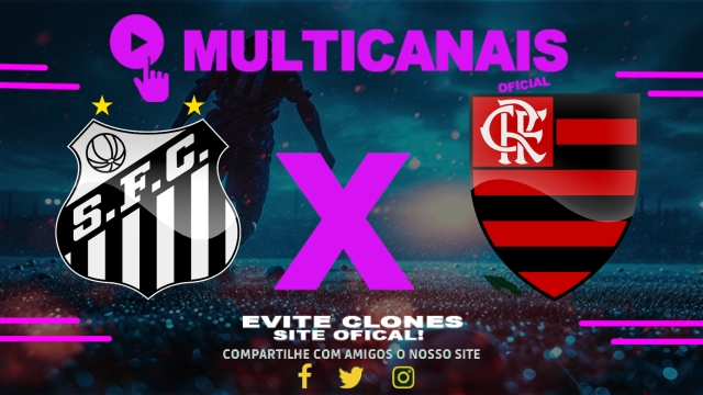 Assistir Santos x Flamengo AO VIVO Online 16/07/2025