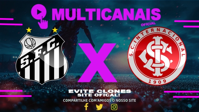 Assistir Santos x Internacional AO VIVO Online 23/07/2025