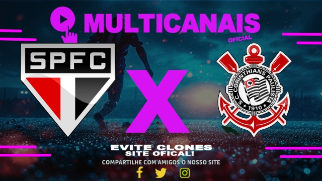 Assistir São Paulo x Corinthians AO VIVO Online 19/07/2025