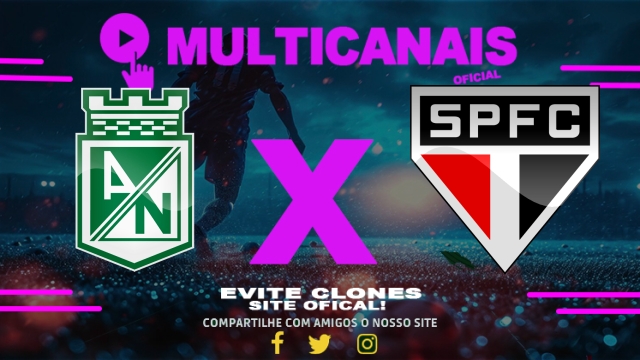 Assistir Atlético Nacional x São Paulo AO VIVO Online 12/08/2025
