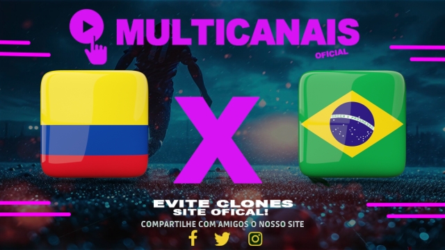 Assistir Colômbia x Brasil AO VIVO Online 02/08/2025