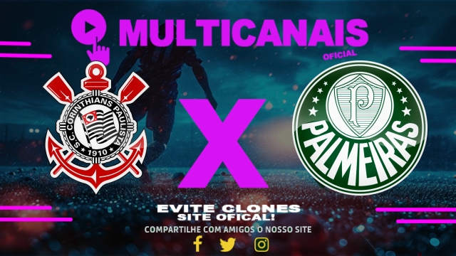 Assistir Corinthians x Palmeiras AO VIVO Online 03/08/2025
