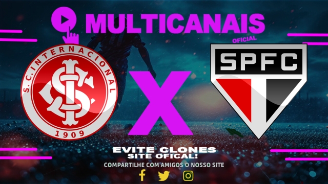 Assistir Internacional x São Paulo AO VIVO Online 03/08/2025