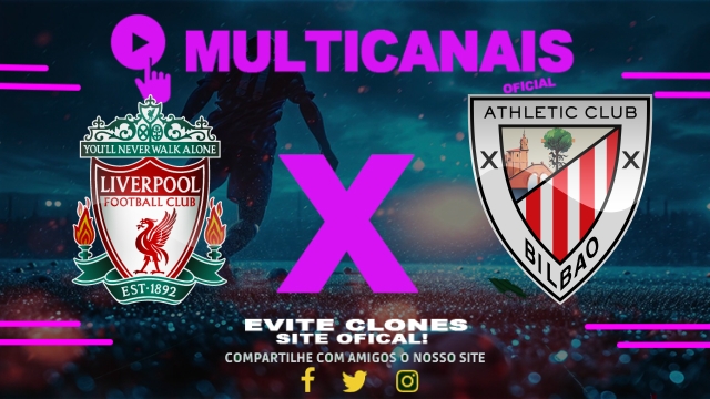 Assistir Liverpool x Athletic Bilbao AO VIVO Online 04/08/2025