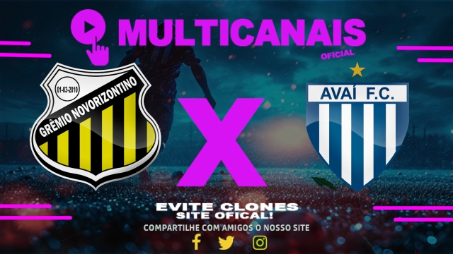 Assistir Novorizontino x Avaí AO VIVO Online 03/08/2025